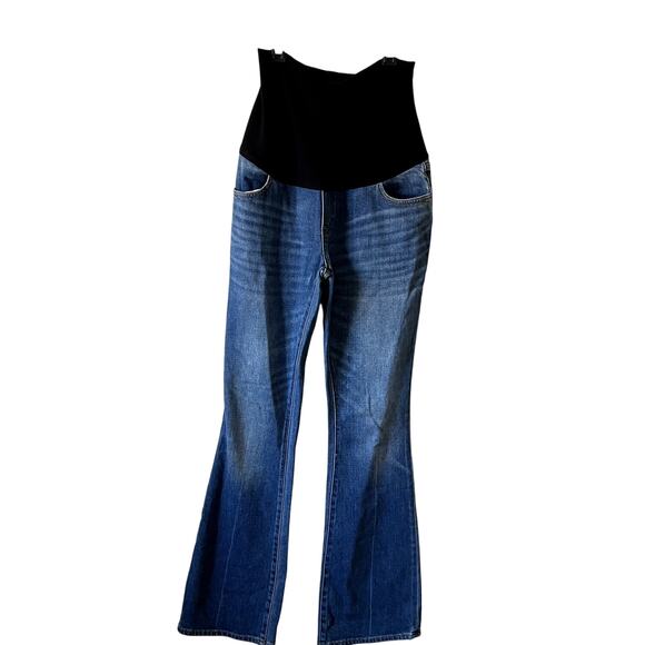 Hatch maternity jeans flared size 28 blue DR